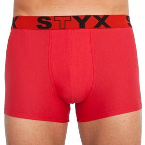 Styx MEN'S BOXERS SPORTS RUBBER Férfi boxeralsó, piros, méret XL