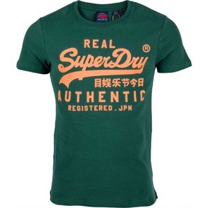 Superdry AUTHENTIC sötétzöld XL - Férfi póló