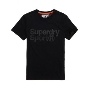 Superdry CORE SPORT GRAPHIC TEE fekete L - Férfi póló