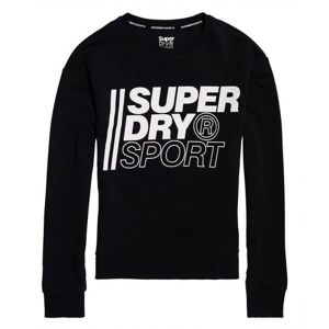 Superdry CORE SPORT CREW fekete 8 - Női pulóver