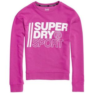 Superdry CORE SPORT CREW rózsaszín 14 - Női pulóver