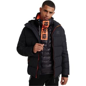 Superdry TAPED SPORTS PUFFER fekete S - Férfi kabát