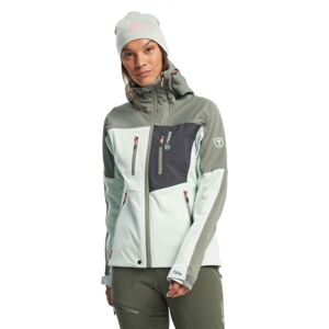TENSON TOURING SOFTSHELL W Női skialp kabát, világoszöld, veľkosť XS