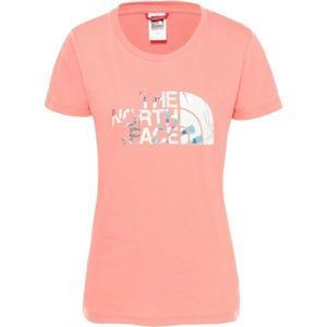 The North Face S/S EASY TEE W világos rózsaszín XL - Női póló
