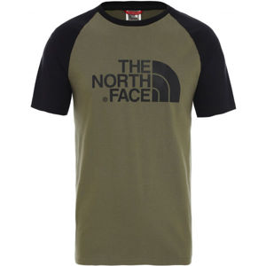 The North Face RAGLAN EASY TEE sötétzöld S - Raglán ujjas férfi póló