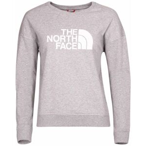 The North Face DREW PEAK CREW Női pulóver, szürke, méret M