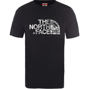 The North Face WOOD DOME TEE fekete S - Férfi póló