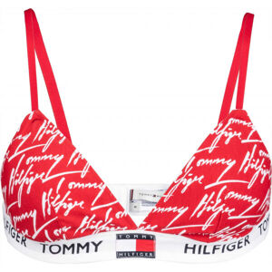 Tommy Hilfiger PADDED TRIANGLE BRA Női melltartó, piros, veľkosť XS