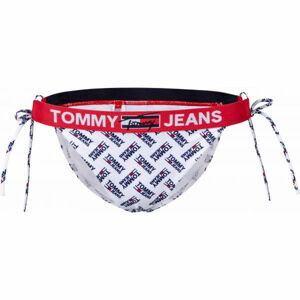 Tommy Hilfiger CHEEKY STRING SIDE TIE BIKINI fehér S - Női bikini alsó