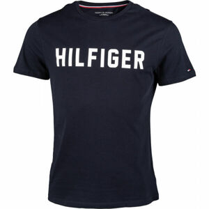 Tommy Hilfiger CN SS TEE HILFIGER sötétkék XL - Férfi póló