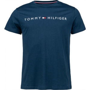 Tommy Hilfiger CN SS TEE LOGO Férfi póló, sötétkék, méret S