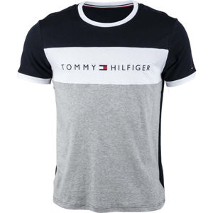 Tommy Hilfiger CN SS TEE LOGO FLAG fekete XL - Férfi póló