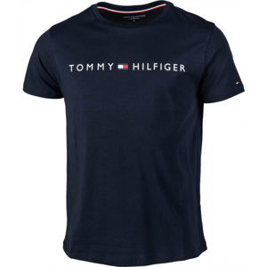 Tommy Hilfiger CN SS TEE LOGO Férfi póló, fekete, méret M