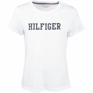 Tommy Hilfiger CN TEE SS HILFIGER Női póló, fehér, veľkosť XS
