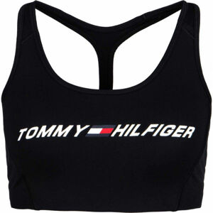 Tommy Hilfiger LIGHT INTENSITY GRAPHIC BRA Női sportmelltartó, fekete, méret XS