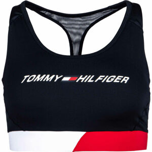 Tommy Hilfiger MID INTENSITY CB RACER BRA Női sportmelltartó, sötétkék, méret XS