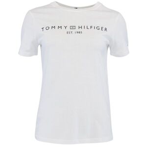 Tommy Hilfiger LOGO CREW NECK Női póló, fehér, méret XS