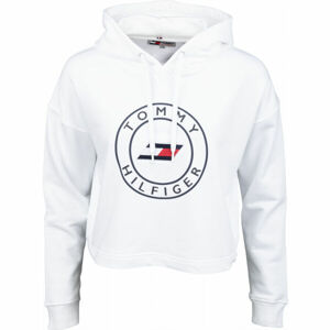 Tommy Hilfiger RELAXED ROUND GRAPHIC HOODIE LS  S - Női pulóver