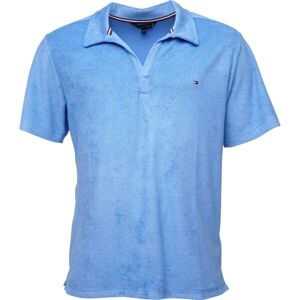 Tommy Hilfiger TERRY SHIRT Férfi galléros póló, kék, méret