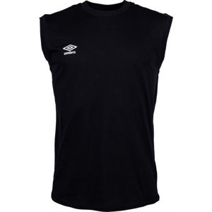 Umbro SMALL LOGO COTTON VEST Férfi póló, fekete, méret XL