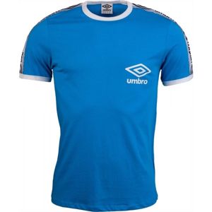 Umbro TAPED RINGER TEE kék XL - Férfi póló