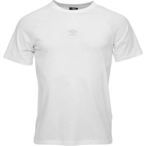 Umbro RLXS TEE ESSENTIALS Férfi póló, fehér, veľkosť L