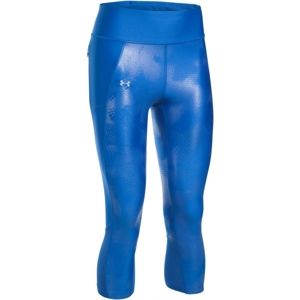 Under Armour FLY BY PRINTED CAPRI kék M - Női kompressziós leggings