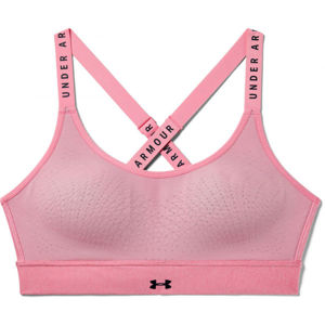 Under Armour INFINITY MID HEATHER BRA világos rózsaszín XL - Női sportmelltartó