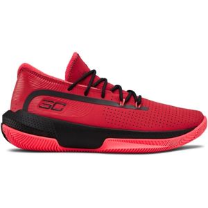 Under Armour GS SC 3ZER0 III piros 6.5 - Gyerek kosárlabda cipő