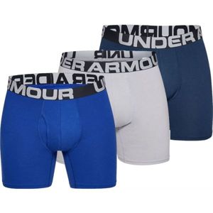 Under Armour CHARGED COTTON 6IN 3 PACK kék M - Férfi boxeralsó