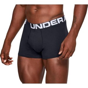 Under Armour UA Charged Cotton 3in 3 Pack Rövidnadrág - Fekete - S