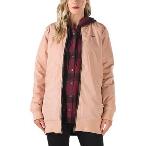 Vans BOOM BOOM LONG REVERSIBLE MTE JACKET világos rózsaszín L - Női kifordítható kabát