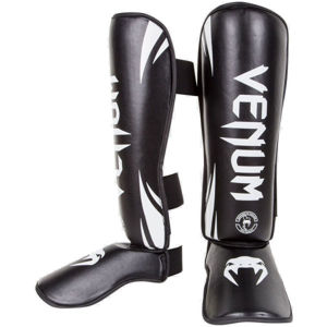 Venum CHALLENGER STANDUP SHIN GUARDS Sípcsontvédő, fekete, veľkosť XL