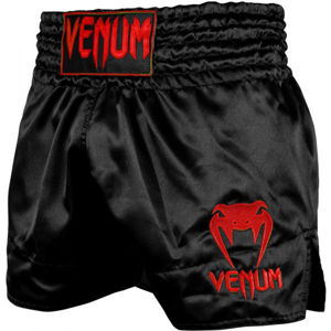 Venum MUAY THAI SHORTS CLASSIC Box rövidnadrág, fekete, veľkosť XXL
