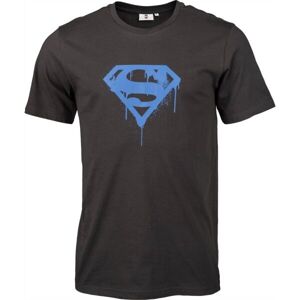 Warner Bros SUPERMAN Férfi póló, fekete, méret