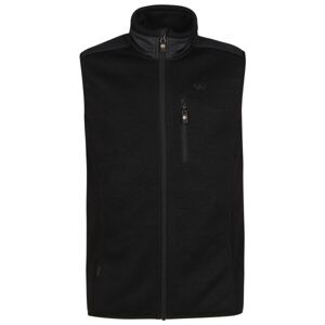 Willard CROFTON Férfi hibrid fleece mellény, fekete, méret XL