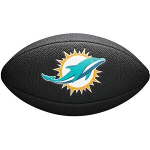 Wilson MINI NFL TEAM SOFT TOUCH FB BL MI Mini rögbi labda, fekete, méret os