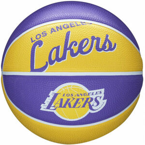 Wilson NBA RETRO MINI LAKERS Mini kosárlabda, lila, méret 3