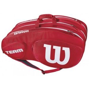 Wilson TEAM III 12 PACK piros NS - Tenisztáska