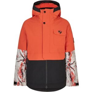 Ziener AWED Fiú sí/snowboard kabát, narancssárga, veľkosť 140